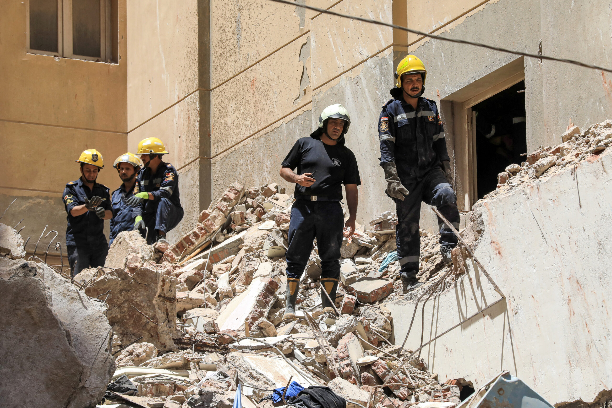 EGYPT-ACCIDENT-COLLAPSE