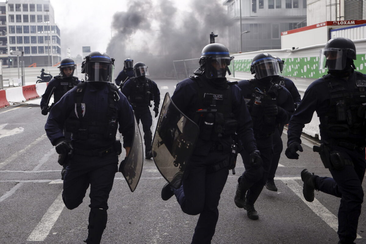 Clashes after a march in memory of teenager killed by police in Nanterre