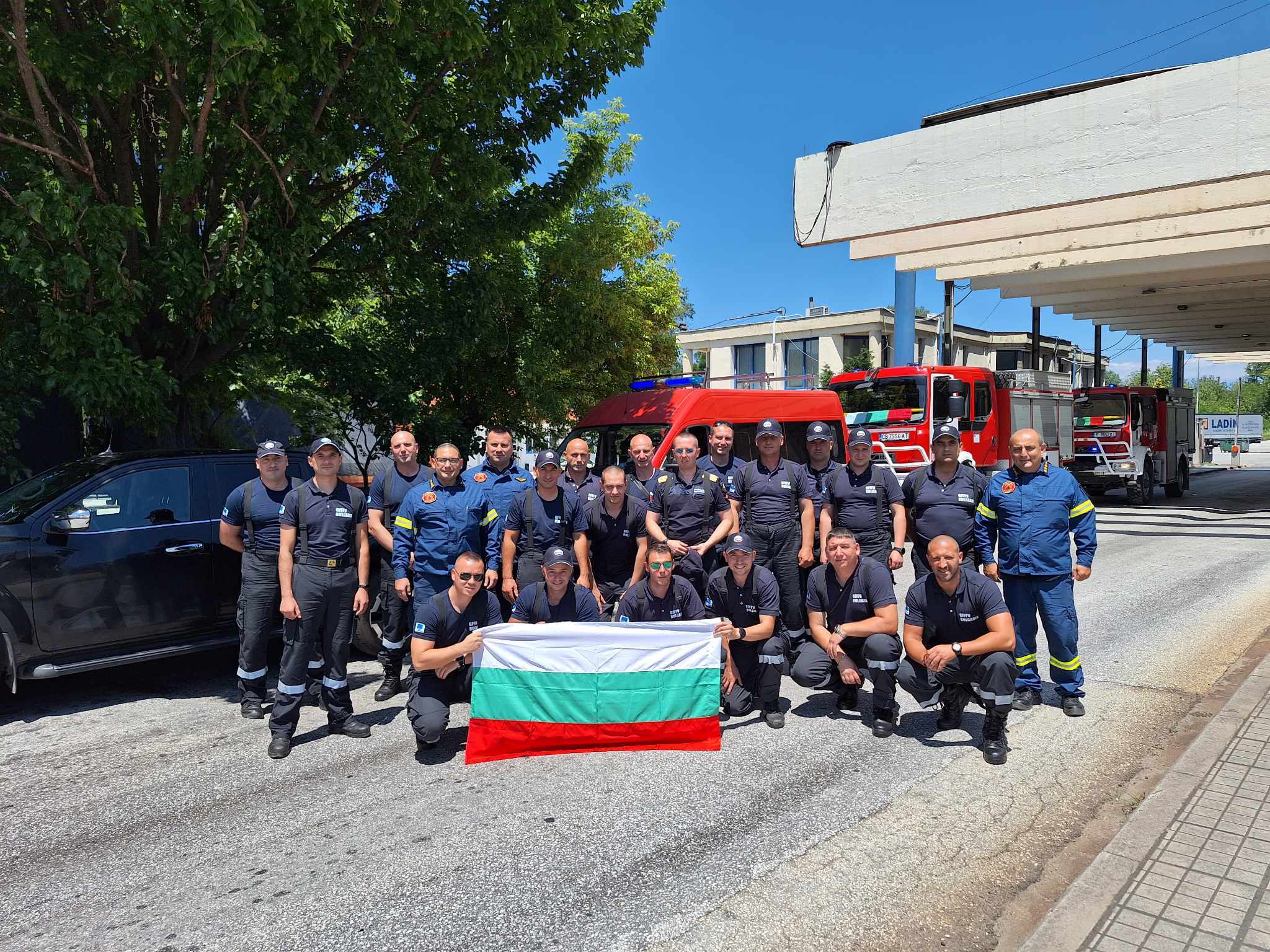 Σέρρες: Βούλγαροι πυροσβέστες πέρασαν από τον Προμαχώνα με προορισμό τη Θεσσαλονίκη
