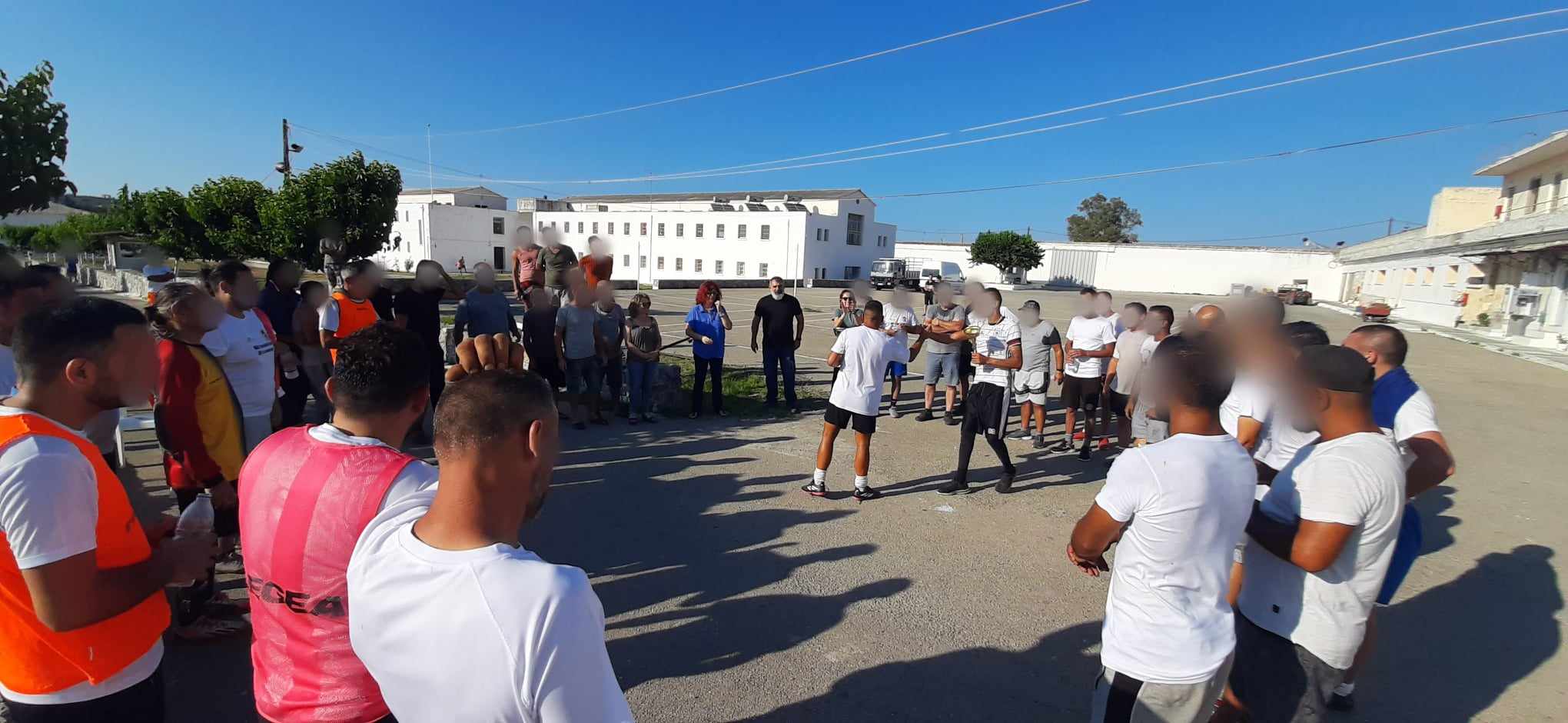 Φιλικός ποδοσφαιρικός αγώνας στις αγροτικές φυλακές Αγυιάς Χανίων για την Παγκόσμια Ημέρα κατά των Ναρκωτικών