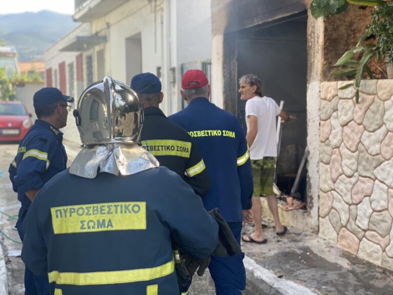 Καλαμάτα: Αναστάτωση από φωτιά στη Ράχη (photos)