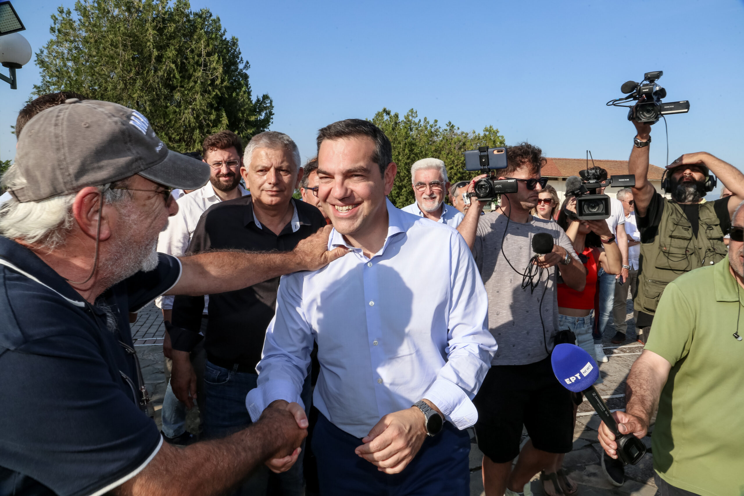 ΕΠΙΣΚΕΨΗ ΤΟΥ ΠΡΟΕΔΡΟΥ ΤΟΥ ΣΥΡΙΖΑ - ΠΡΟΟΔΕΥΤΙΚΗ ΣΥΜΜΑΧΙΑ ΣΤΟ ΚΙΛΕΛΕΡ (ΛΕΩΝΙΔΑΣ ΤΖΕΚΑΣ/EUROKINISSI)