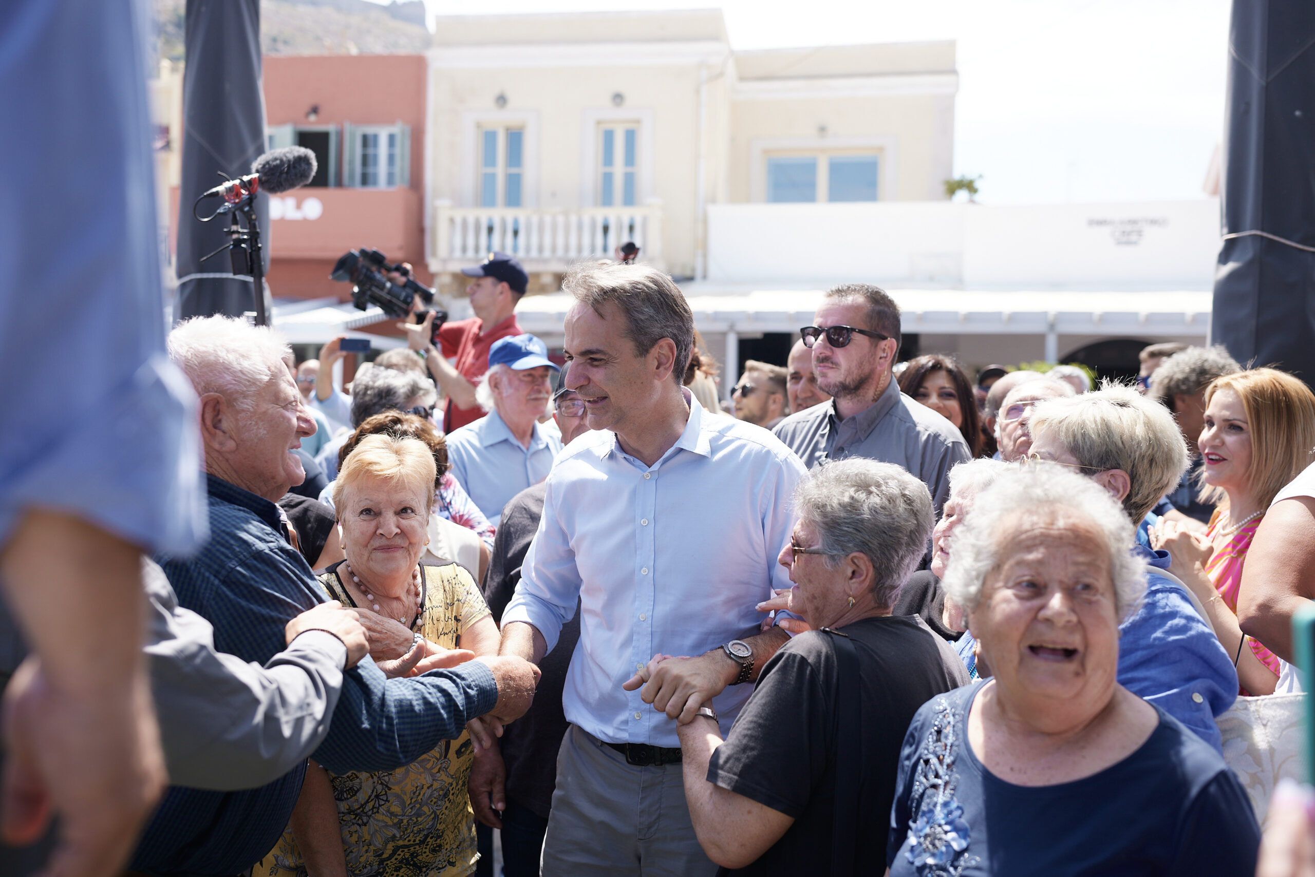 Μήνυμα φιλίας Μητσοτάκη στην Τουρκία από τη Λέρο: Δεν είμαστε καταδικασμένοι να είμαστε εχθροί