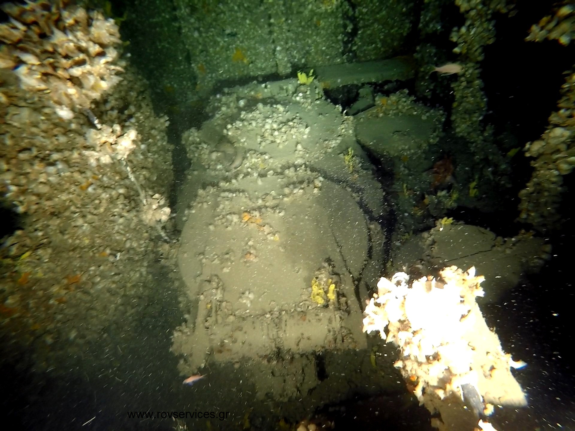 It was found on a submarine in the Aegean Sea that sank in 1942 (photos)