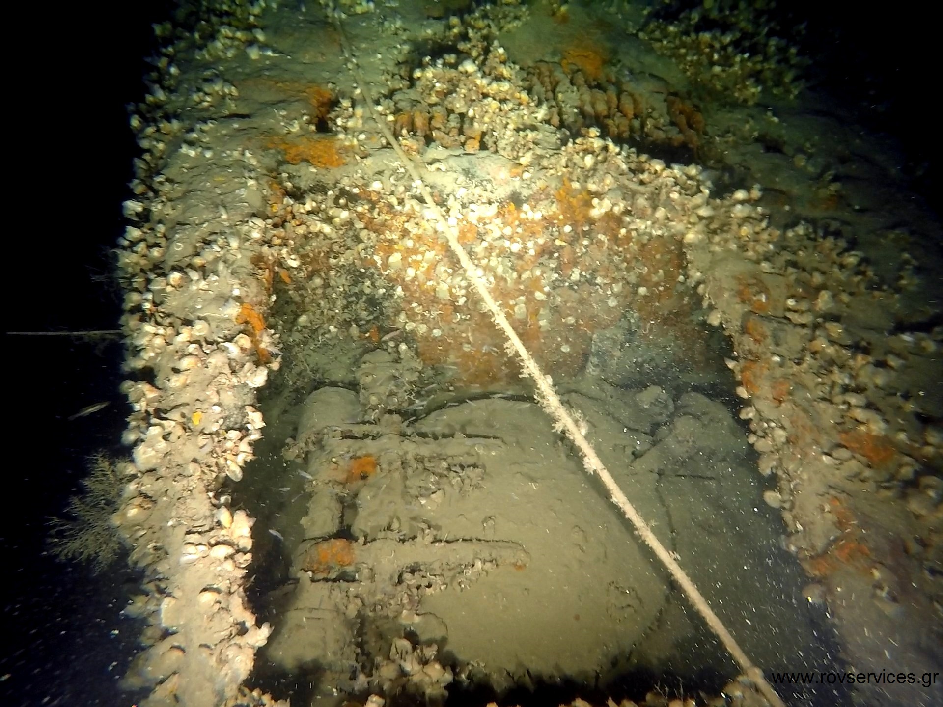 It was found on a submarine in the Aegean Sea that sank in 1942 (photos)