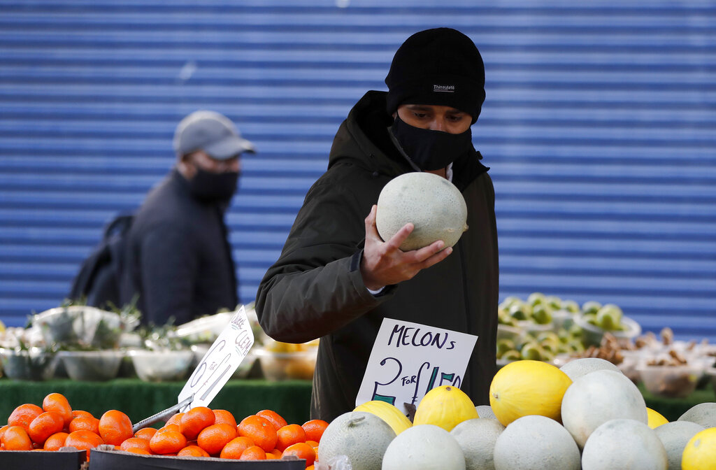 Virus Outbreak Britain Hard-hit Borough