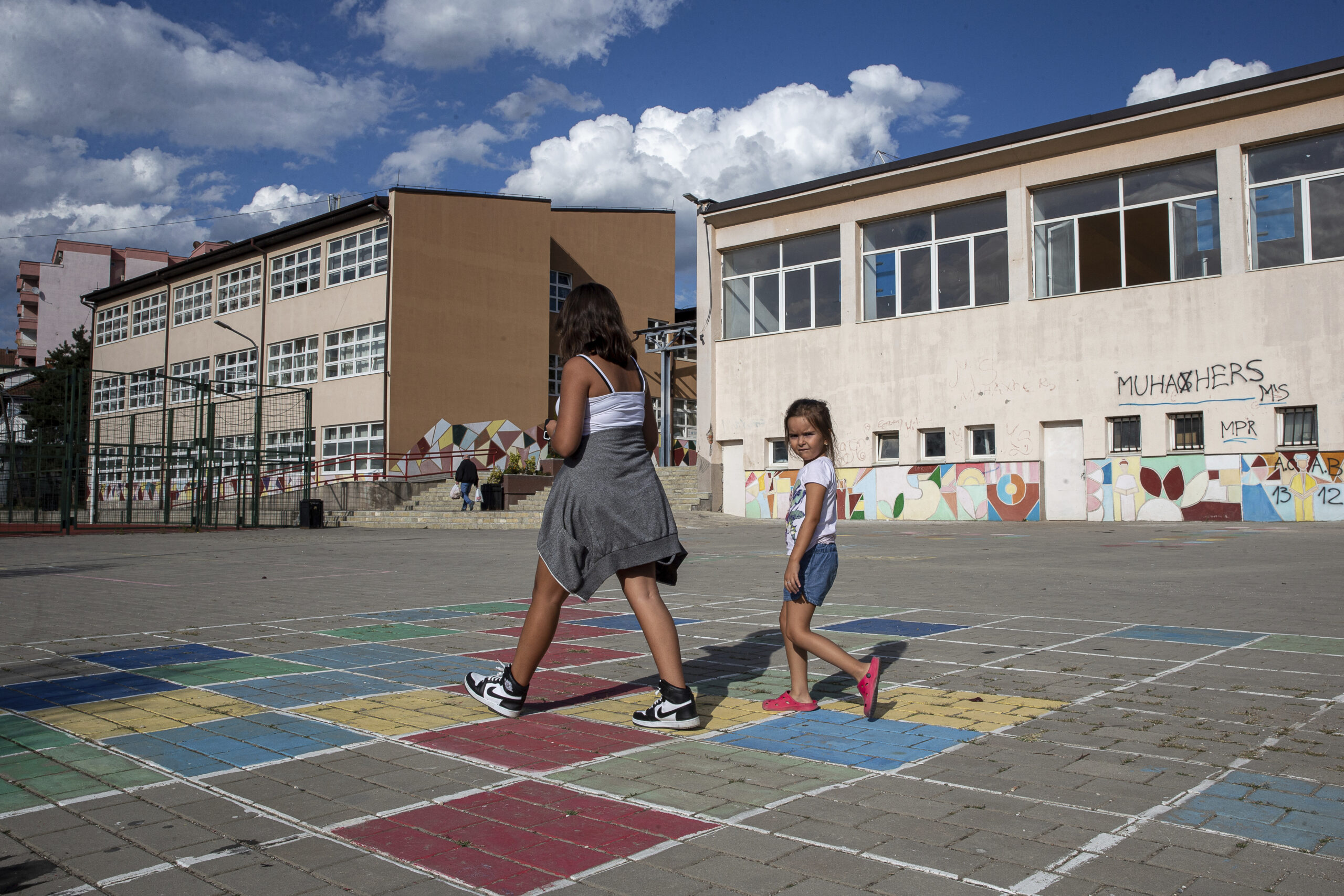 Virus Outbreak Balkans Schools
