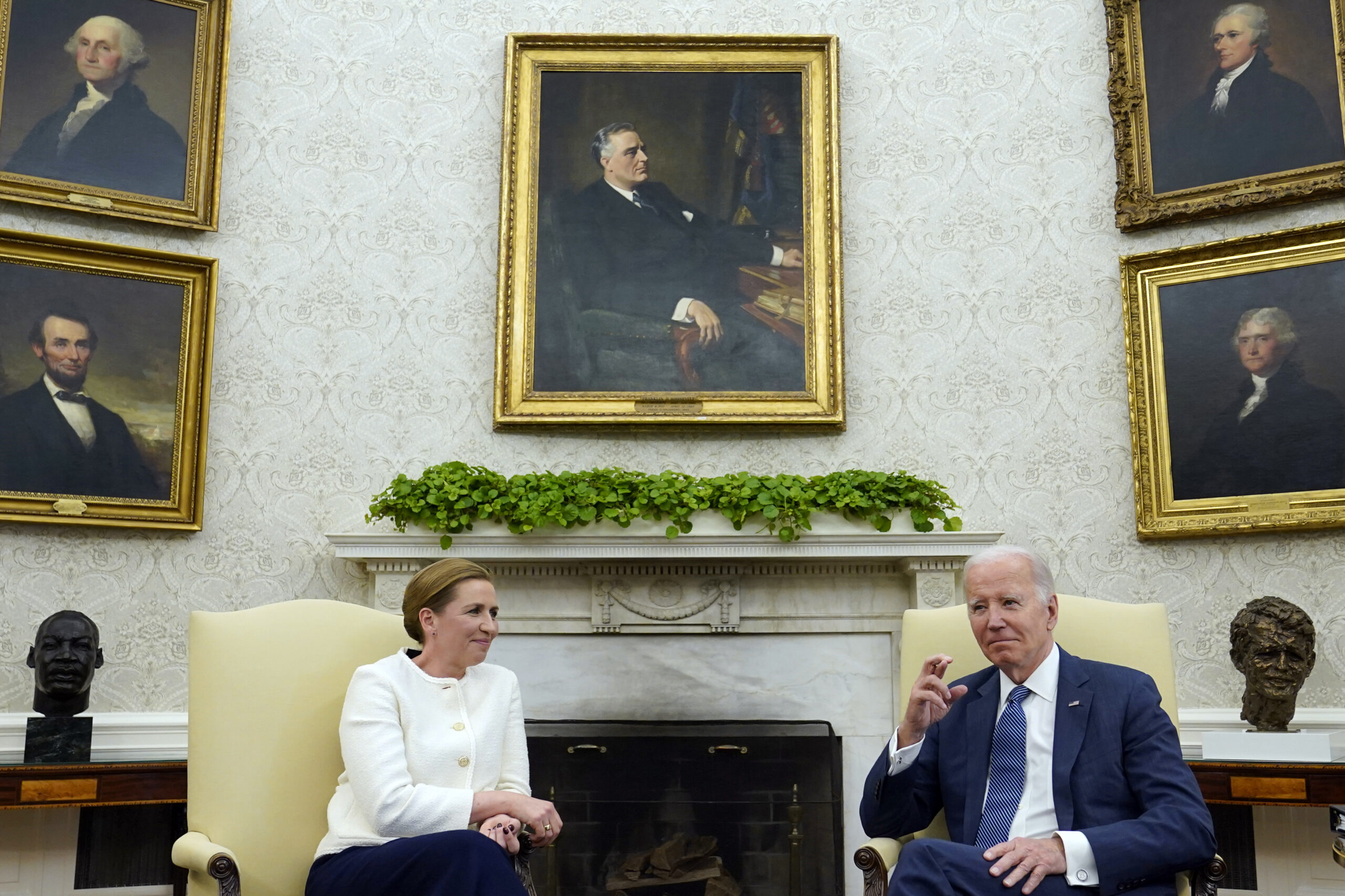 Joe Biden, Mette Frederiksen