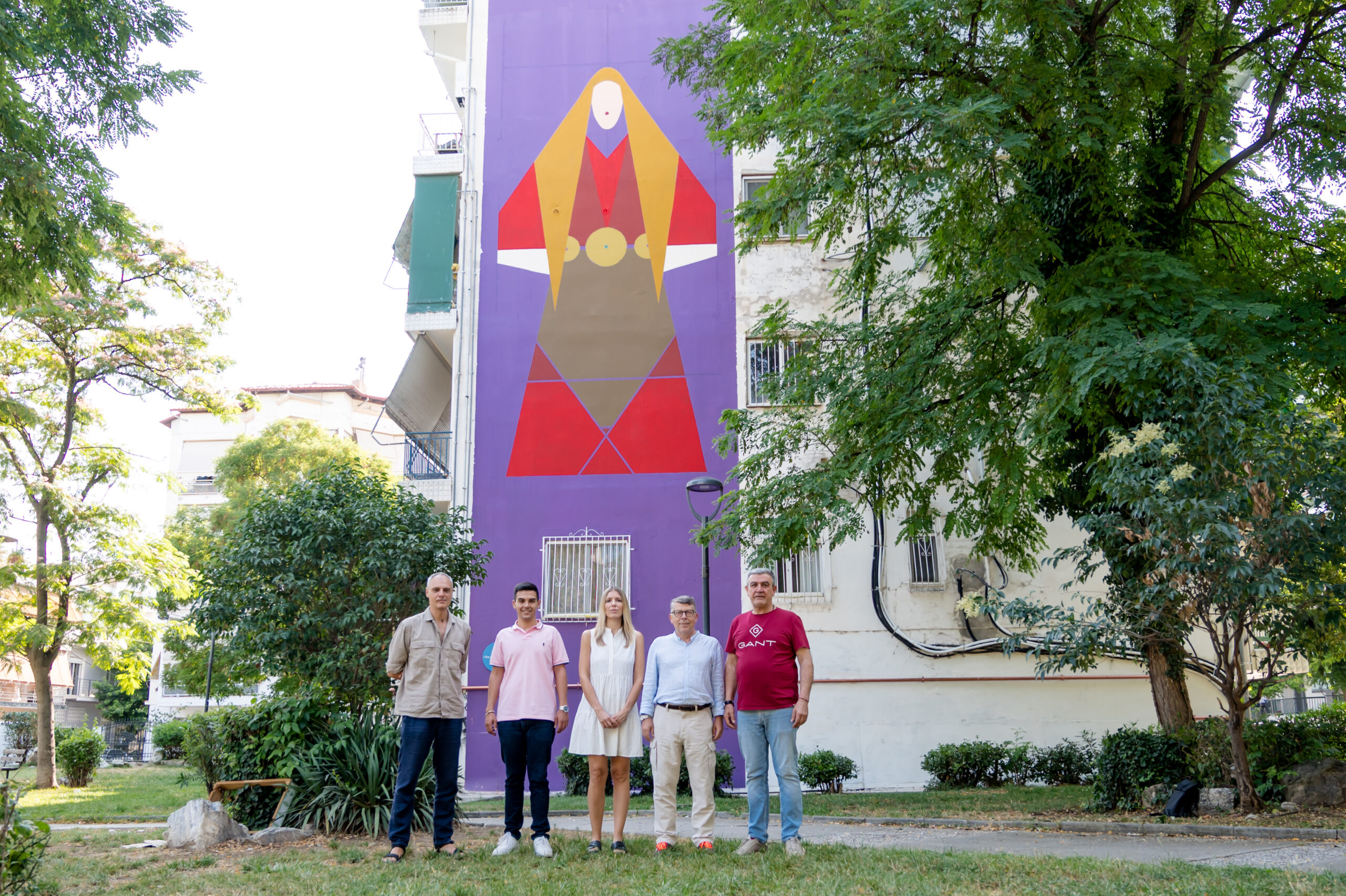 Λάρισα: Νέα τοιχογραφία «Η Λαρισαία» στο πάρκο του ΟΣΕ