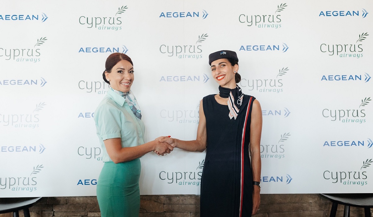 Συνεργασία AEGEAN και Cyprus Airways για πτήσεις κοινού κωδικού