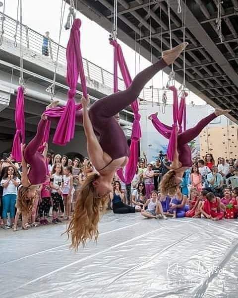 Aerial Yoga στον Πηνειό