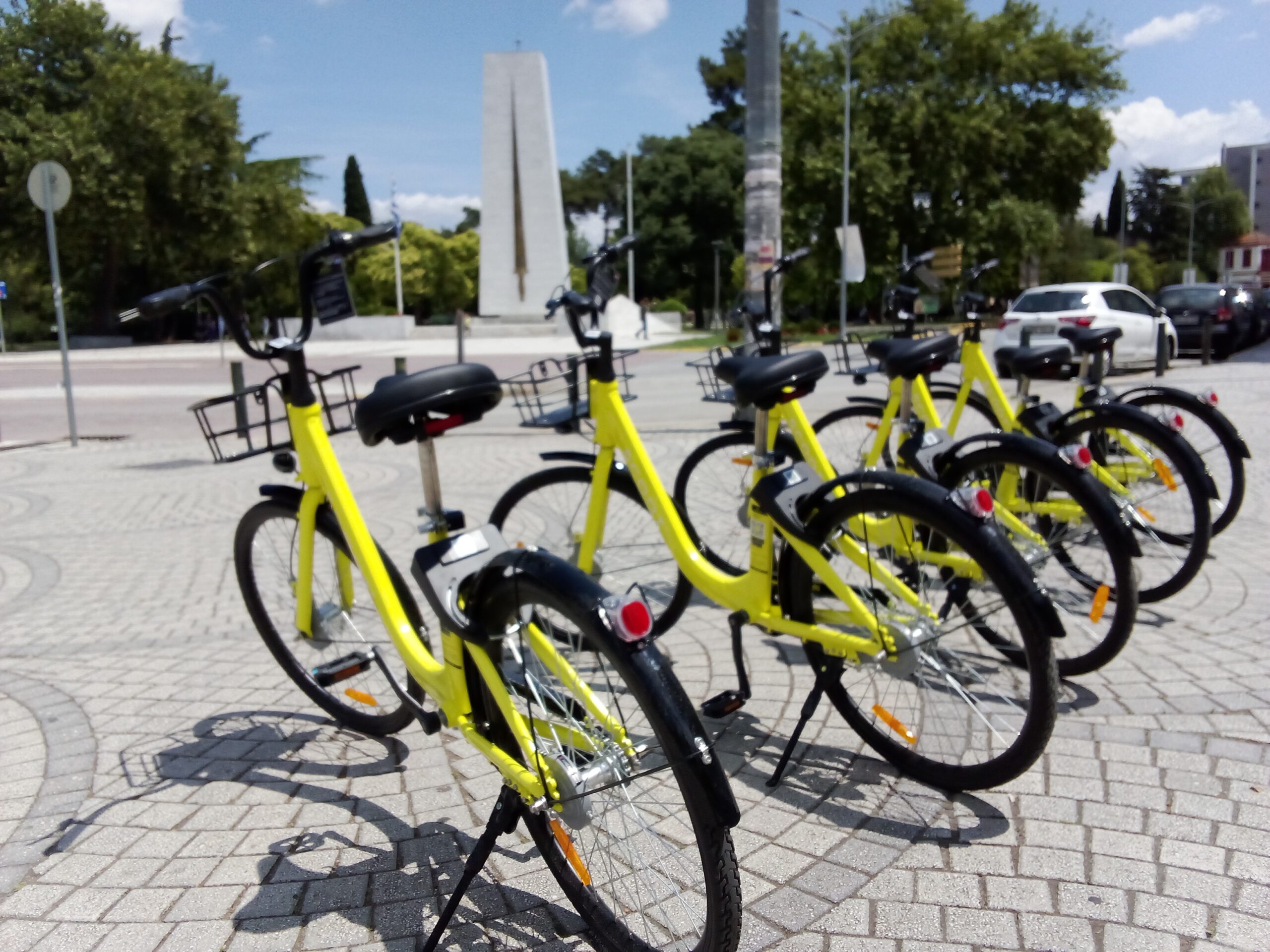 Κομοτηνή: Βόλτα με τα κίτρινα ποδήλατα στην πόλη