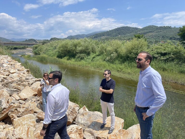 Ο Περιφερειάρχης στα έργα αντιπλημμυρικής θωράκισης στην Ηλεία