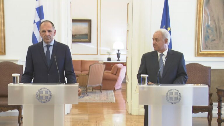 Τελετή παράδοσης – παραλαβής στο ΥΠΕΞ – Γ. Γεραπετρίτης: Η ελληνική εξωτερική πολιτική ήταν και θα παραμείνει μία πολιτική αρχών