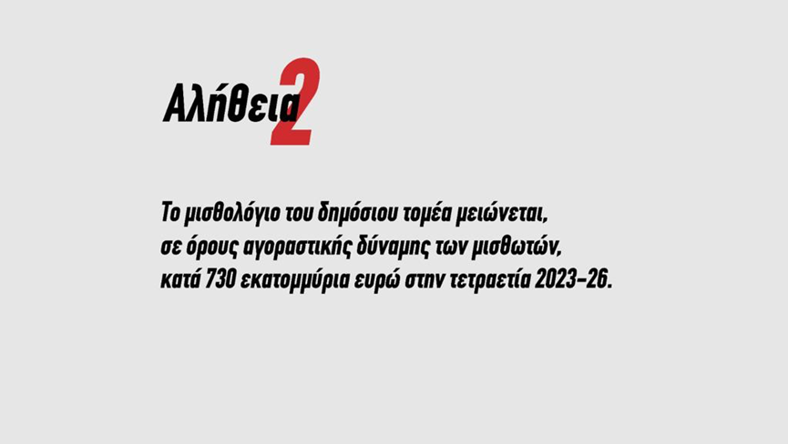 ΝΔ: Οι τεκμηριωμένες απαντήσεις στα 5+1 ψέματα του κ. Τσίπρα