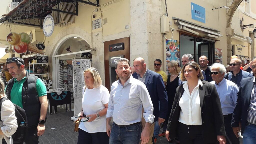 Στο Ρέθυμνο ο Ν. Ανδρουλάκης: Να πάρει η Κρήτη το πολιτικό χρώμα που της ταιριάζει