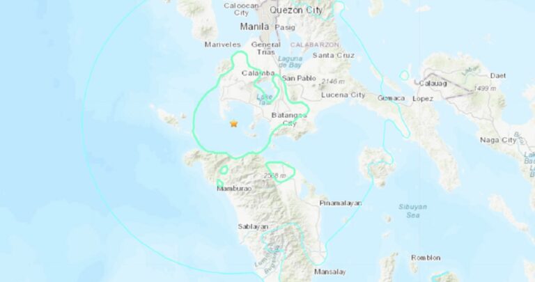Σεισμός 6,2 βαθμών στις Φιλιππίνες – Δεν έχουν αναφερθεί θύματα ή ζημιές