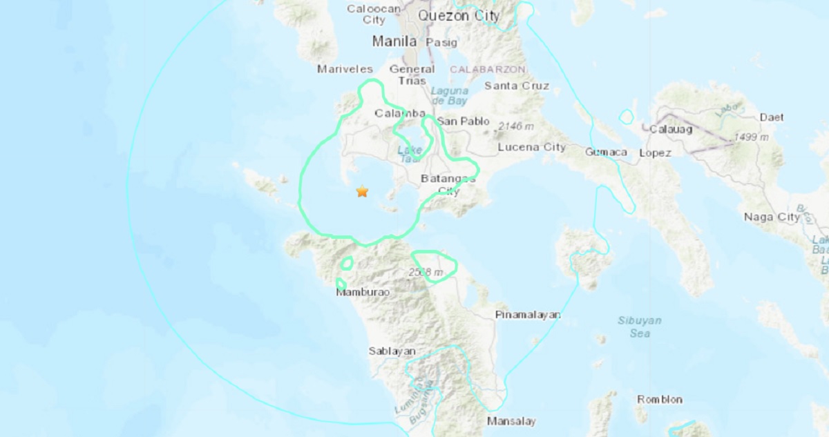 Σεισμός 6,2 βαθμών στις Φιλιππίνες σύμφωνα με το USGS
