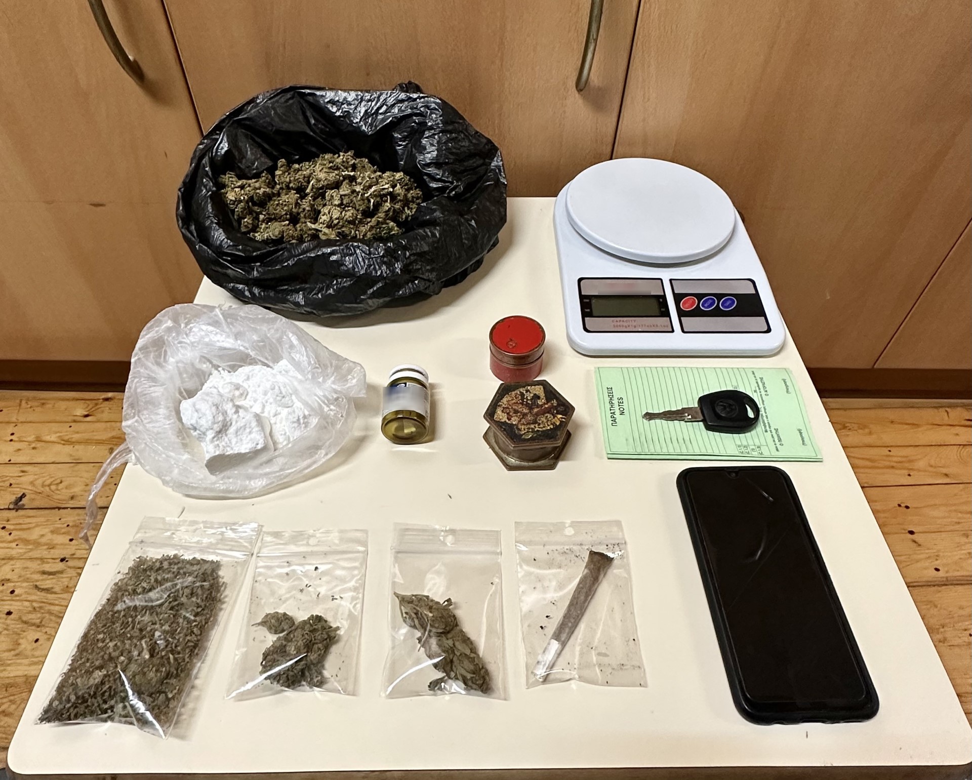 Δύο συλλήψεις στο Ρέθυμνο – Κατασχέθηκαν περισσότερα από 100 γρ. κοκαΐνης