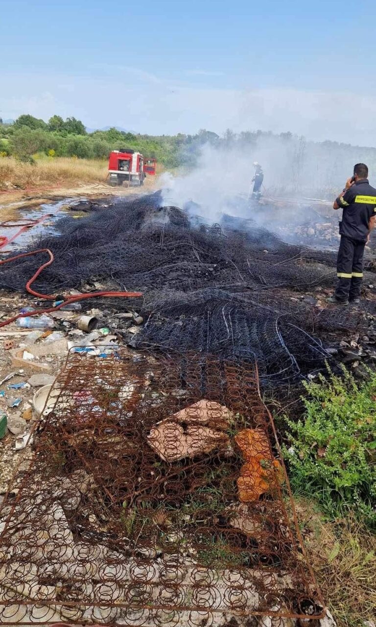 Κέρκυρα: Ένα στρέμμα έκαψε η φωτιά στο Παλαιοχώρι
