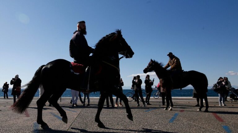 Χαλκιδική: Άλογα βγήκαν στους δρόμους των Ν. Μουδανιών προκαλώντας κυκλοφοριακό χάος