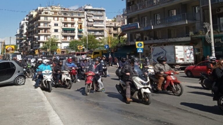 Θεσσαλονίκη: Μοτοπορεία στη μνήμη του 55χρονου διανομέα