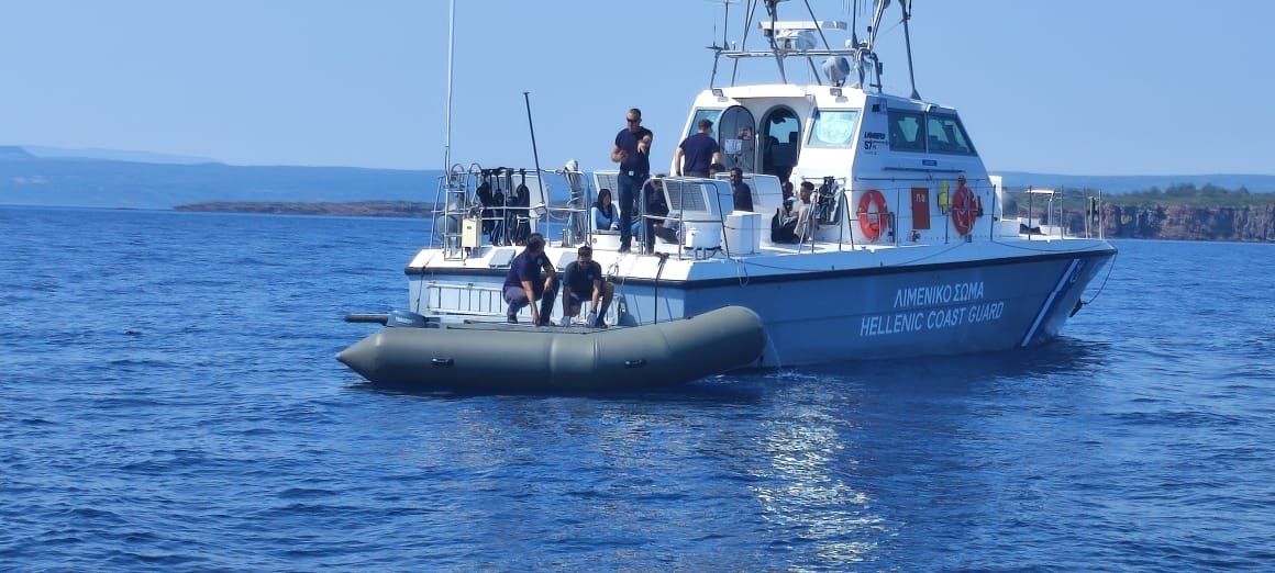 Λέσβος: Διάσωση 12 αλλοδαπών στα ανοιχτά της Μήθυμνας