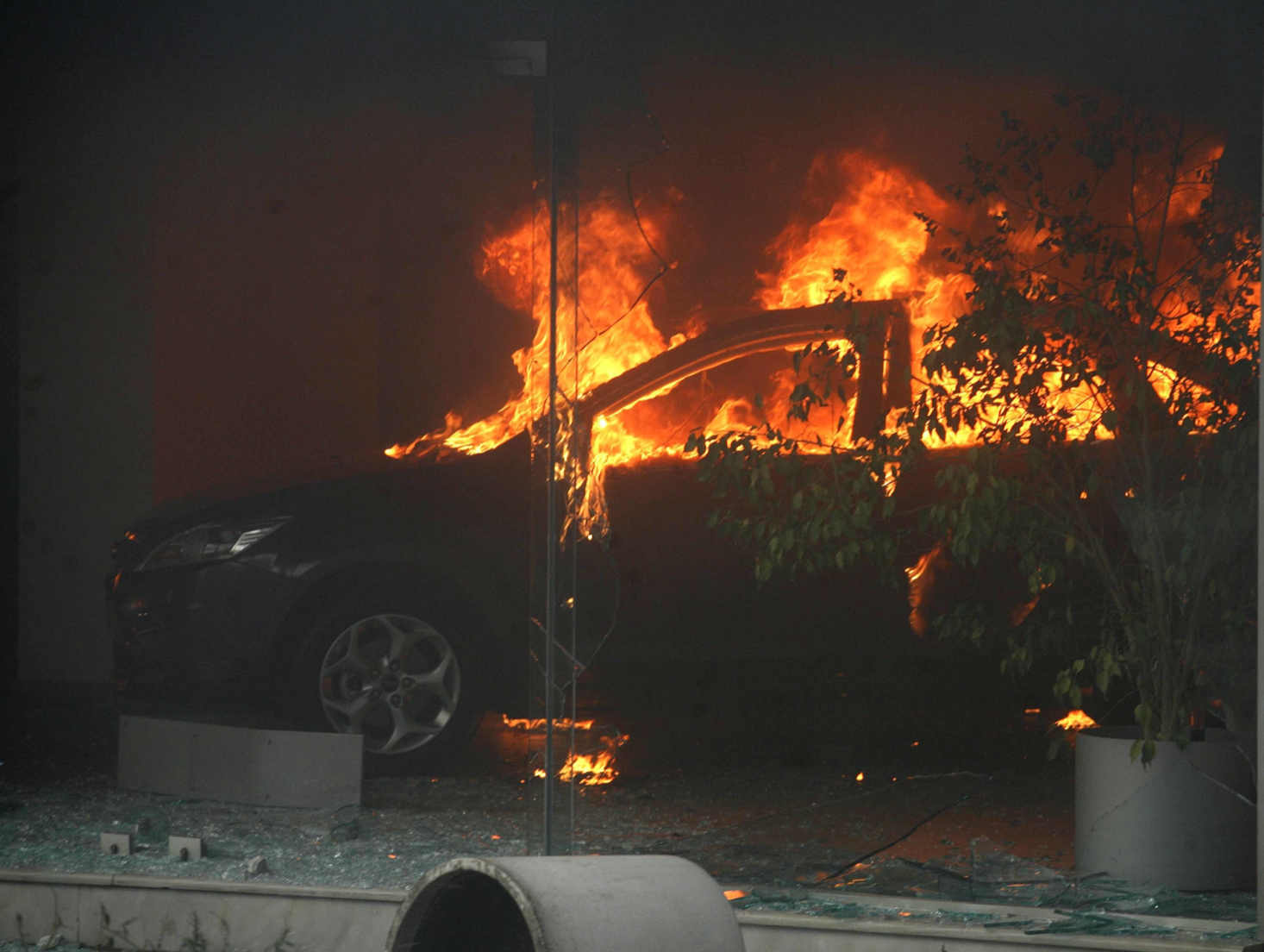 Θεσσαλονίκη: Φωτιά σε ΙΧ εν κινήσει-Δεν υπήρξαν τραυματισμοί