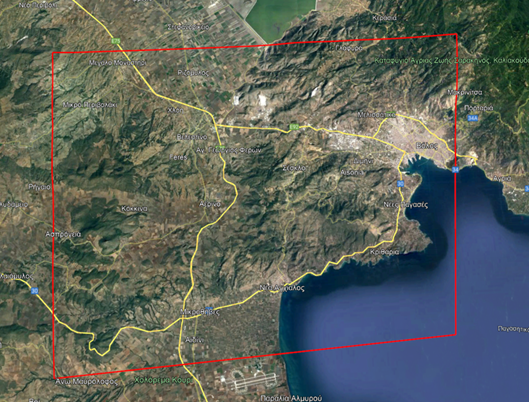 Ενεργοποιήθηκε η Υπηρεσία Copernicus για τη φωτιά στη Μαγνησία