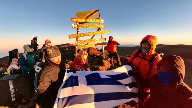 Βόλος: Στο Κιλιμάντζαρο της Τανζανίας στα 5.895μ. και πάλι ο Νίκος Μαγγίτσης