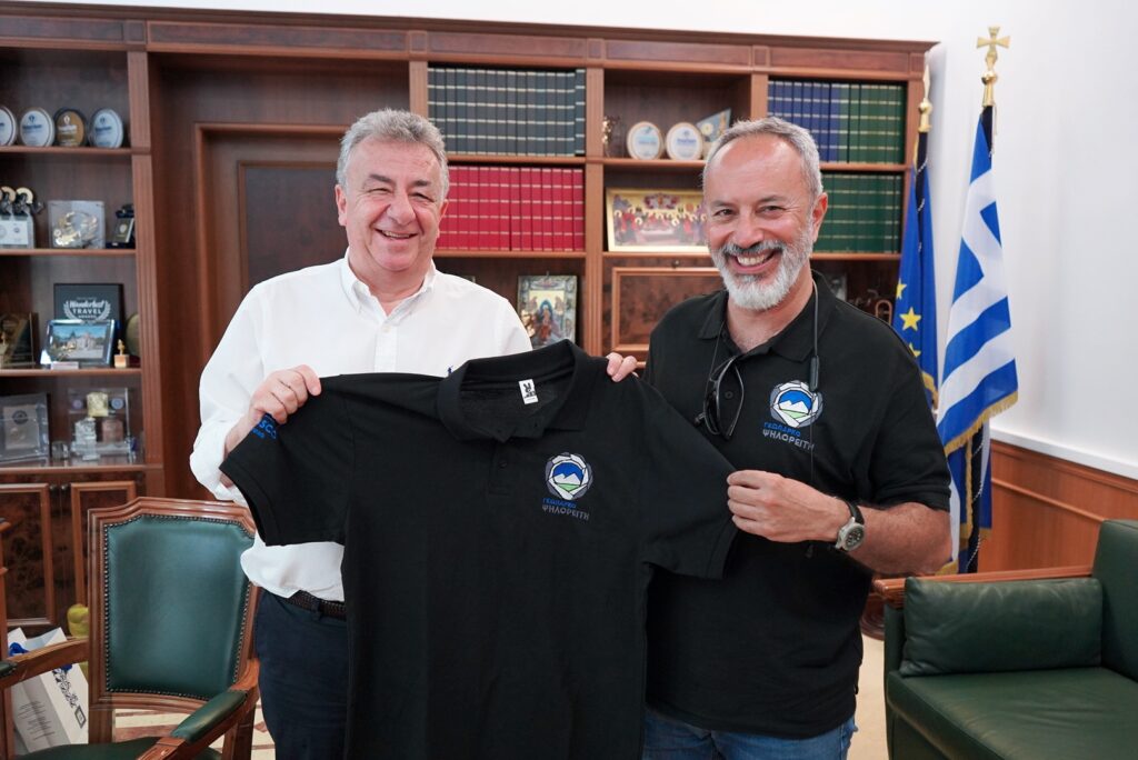 Συνάντηση με τον Περιφερειάρχη Κρήτης των αξιολογητών των Γεωπάρκων UNESCO του Ψηλορείτη και της Σητείας