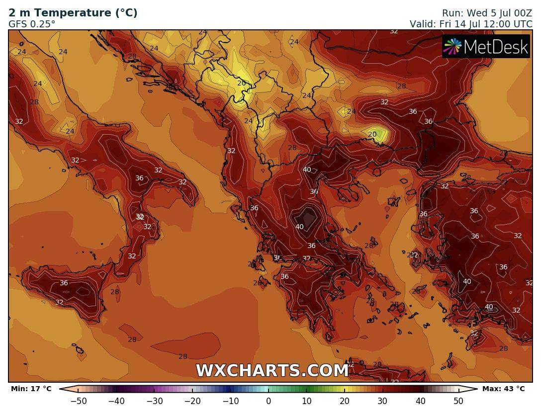Κορυφώνεται η κλιματική κρίση: «Καμίνι» η Ευρώπη, καύσωνας στην Ελλάδα – Φόβοι επιστροφής του Ελ Νίνιο