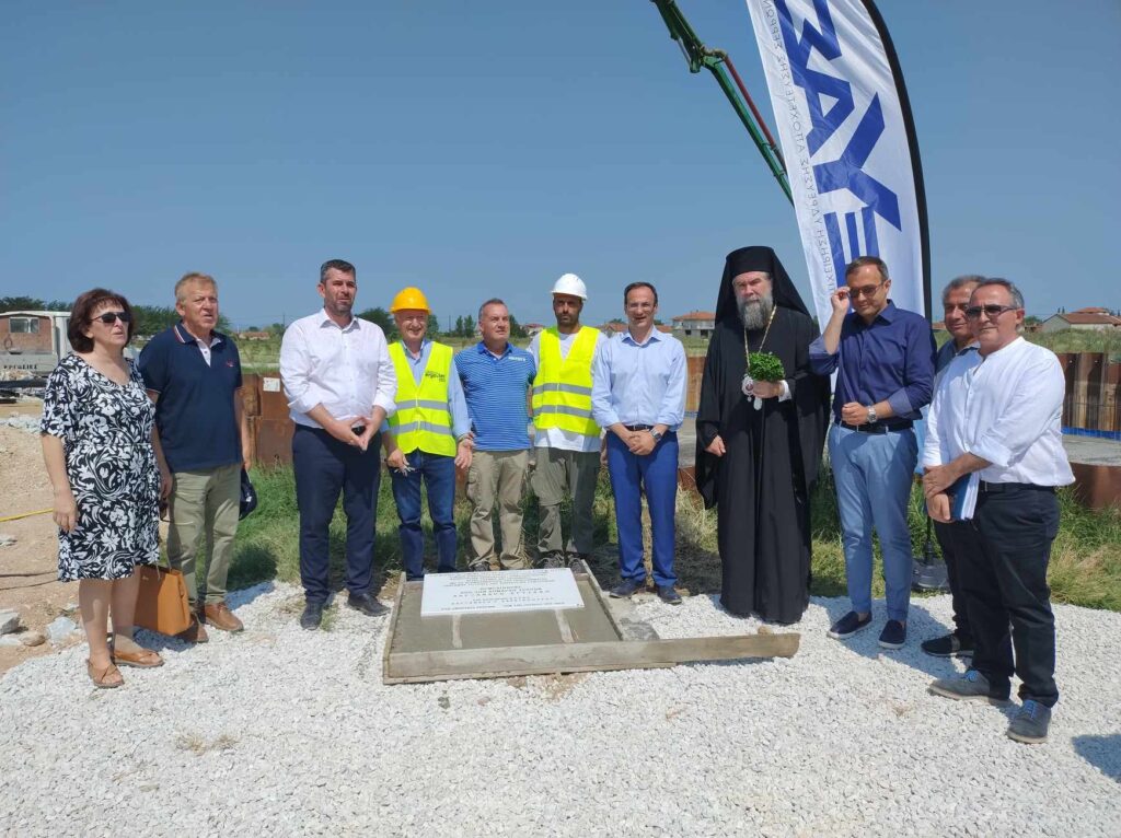 Σέρρες: Θεμελιώθηκε υδατοδεξαμενή 2000 κυβικών
