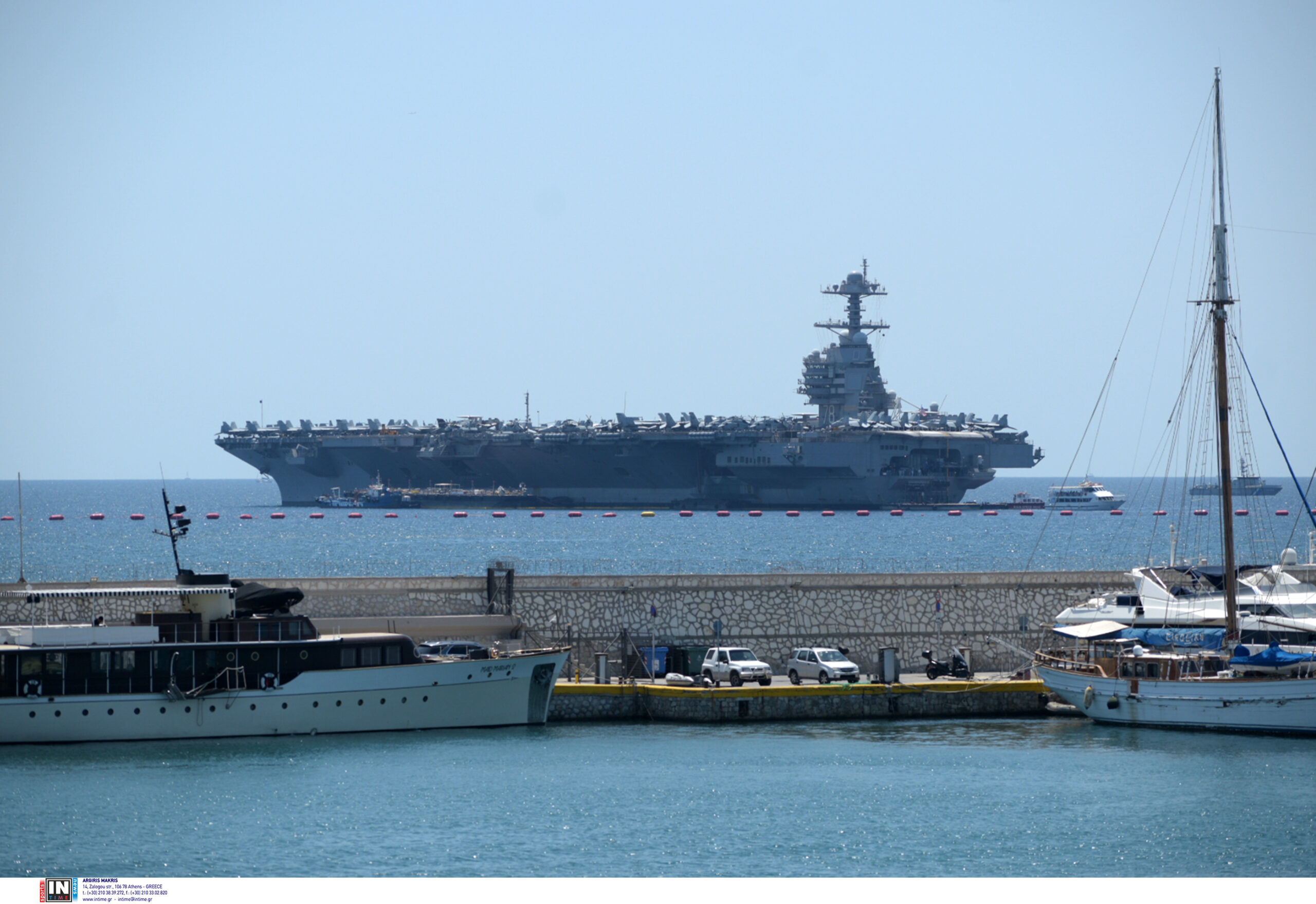 ΤΟ ΑΕΡΟΠΛΑΝΟΦΟΡΟ "USS Gerald R. Ford" ΣΤΟΝ ΦΑΛΗΡΙΚΟ ΟΡΜΟ