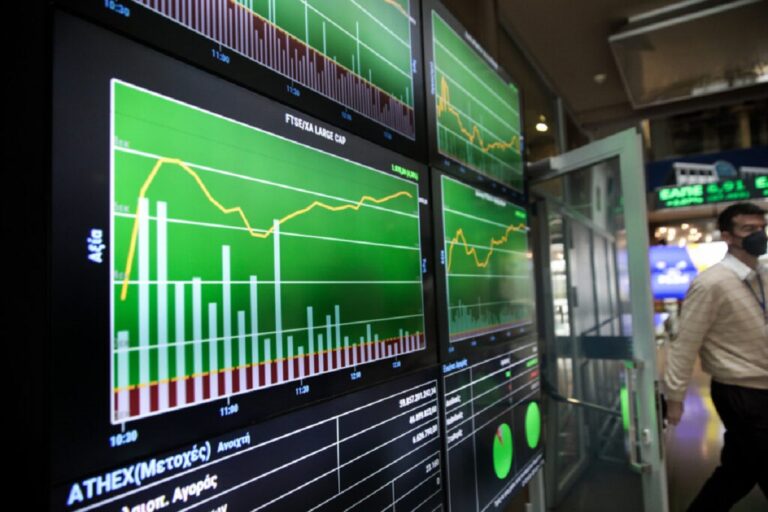 Χρηματιστήριο: Στις 1.325,39 μονάδες με +0,72% ο Γενικός Δείκτης Τιμών