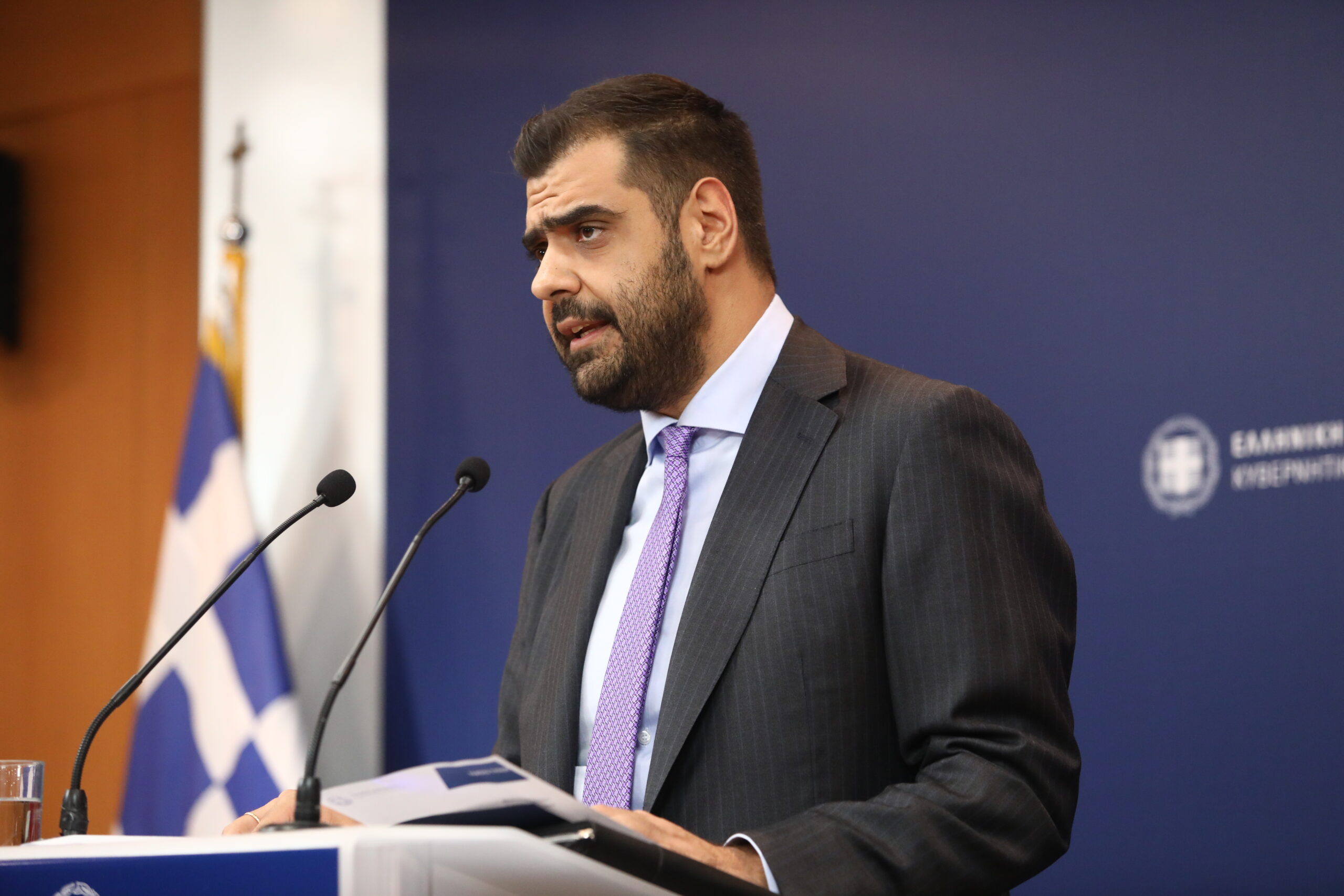 [362381] ΕΝΗΜΕΡΩΣΗ ΤΩΝ ΠΟΛΙΤΙΚΩΝ ΣΥΝΤΑΚΤΩΝ ΑΠΟ ΤΟΝ ΚΥΒΕΡΝΗΤΙΚΟ ΕΚΠΡΟΣΩΠΟ ΠΑΥΛΟ ΜΑΡΙΝΑΚΗ      (ΓΙΑΝΝΗΣ ΠΑΝΑΓΟΠΟΥΛΟΣ/EUROKINISSI)