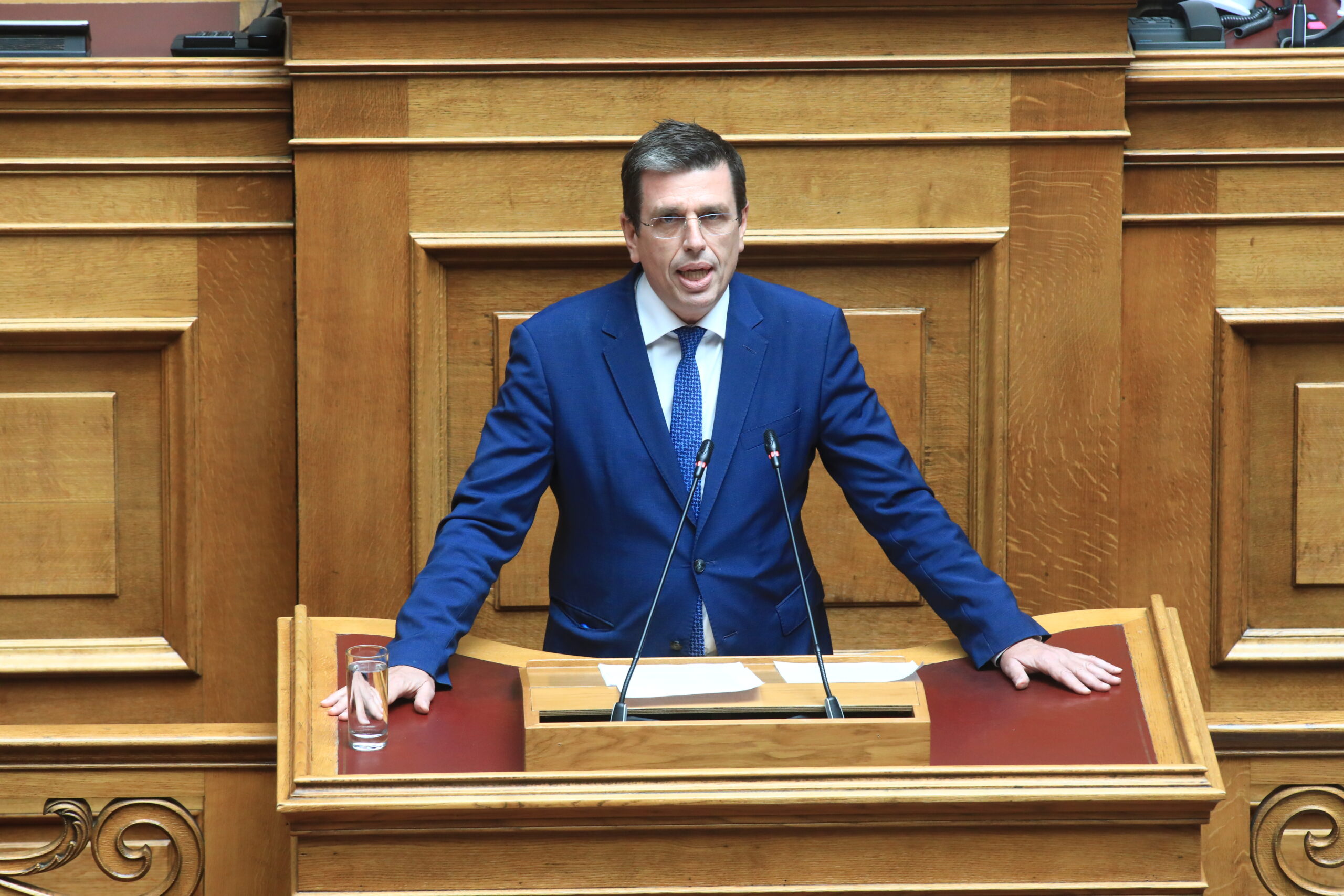 [362406] ΣΥΖΗΤΗΣΗ ΣΤΗΝ ΟΛΟΜΕΛΕΙΑ ΤΗΣ ΒΟΥΛΗΣ ΓΙΑ ΤΙΣ ΠΡΟΓΡΑΜΜΑΤΙΚΕΣ ΔΗΛΩΣΕΙΣ ΤΗΣ ΚΥΒΕΡΝΗΣΗΣ / 3η ΗΜΕΡΑ  (ΓΙΑΝΝΗΣ ΠΑΝΑΓΟΠΟΥΛΟΣ/EUROKINISSI)