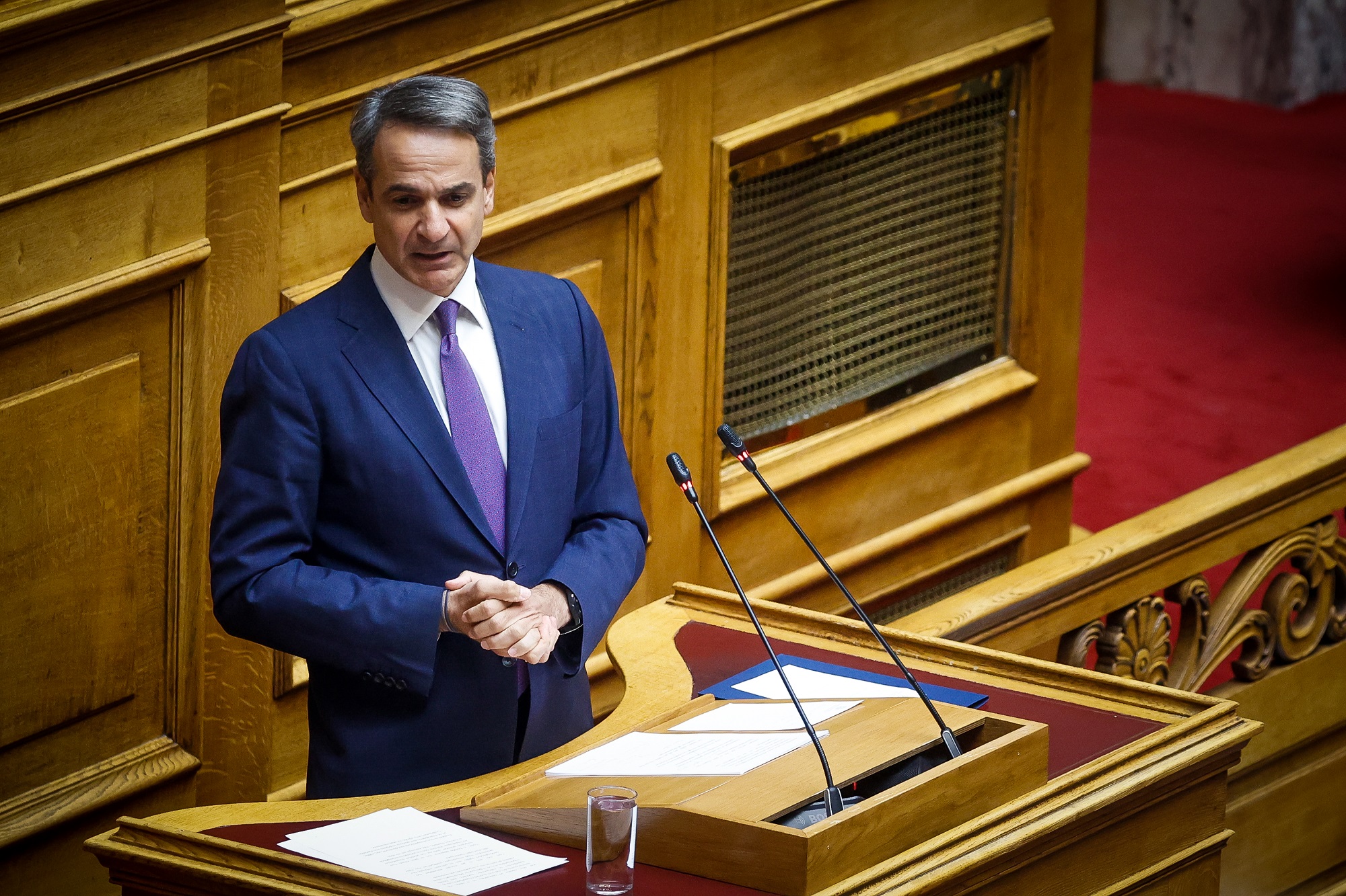 ΣΥΖΗΤΗΣΗ ΣΤΗΝ ΟΛΟΜΕΛΕΙΑ ΤΗΣ ΒΟΥΛΗΣ ΓΙΑ ΤΙΣ ΠΡΟΓΡΑΜΜΑΤΙΚΕΣ ΔΗΛΩΣΕΙΣ ΤΗΣ ΚΥΒΕΡΝΗΣΗΣ / 3η ΗΜΕΡΑ (ΚΟΝΤΑΡΙΝΗΣ ΓΙΩΡΓΟΣ /EUROKINISSI)