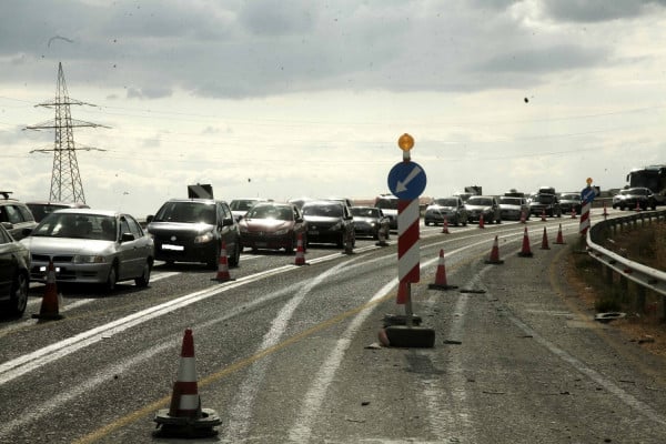 Αποκαταστάθηκε η κυκλοφορία στην εθνική οδό Θεσσαλονίκης-Ευζώνων