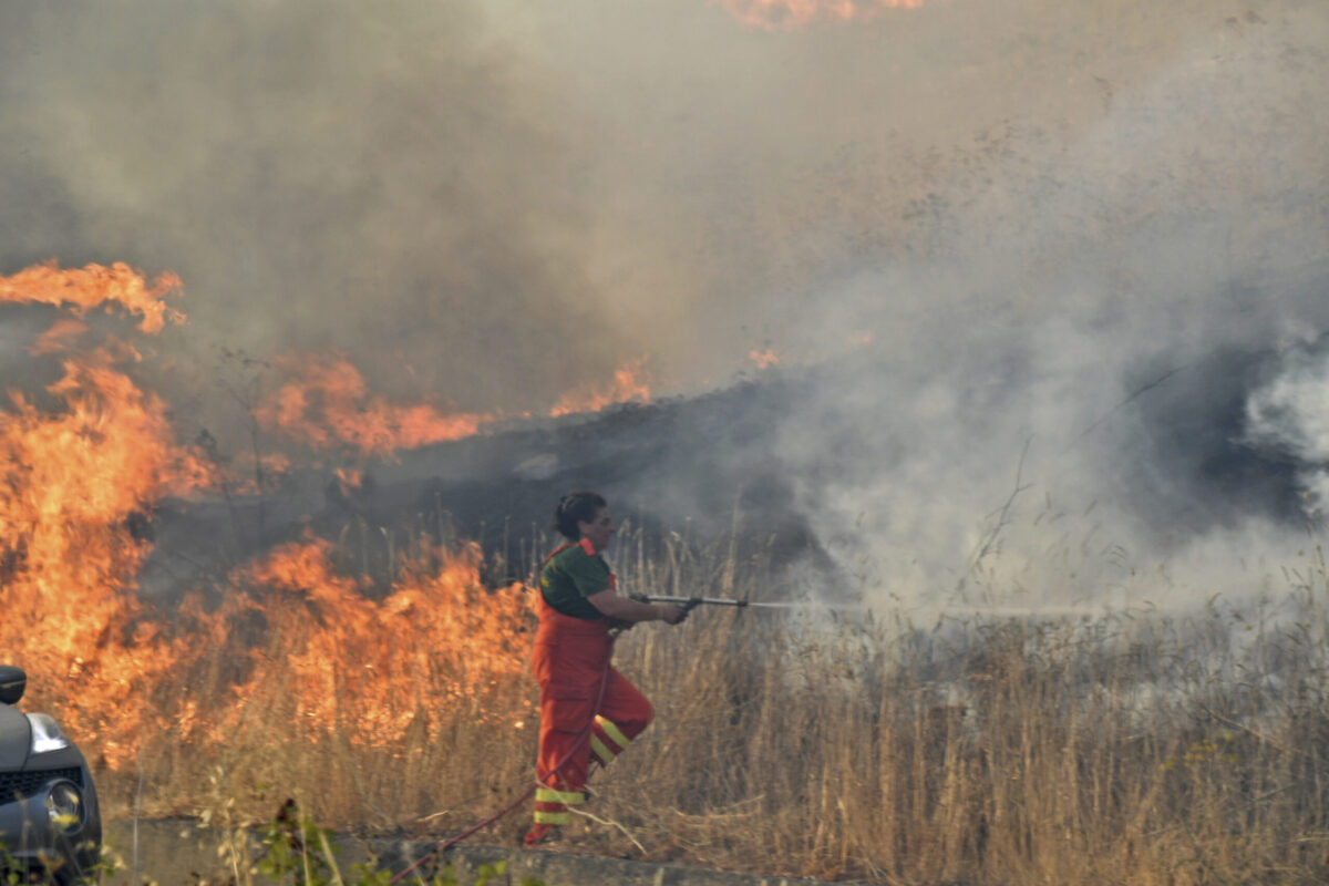 APTOPIX Italy Wildfires