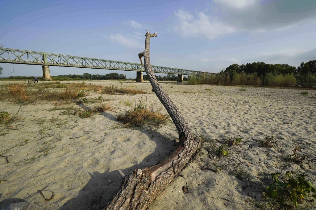 Climate EU Italy Drought Rice