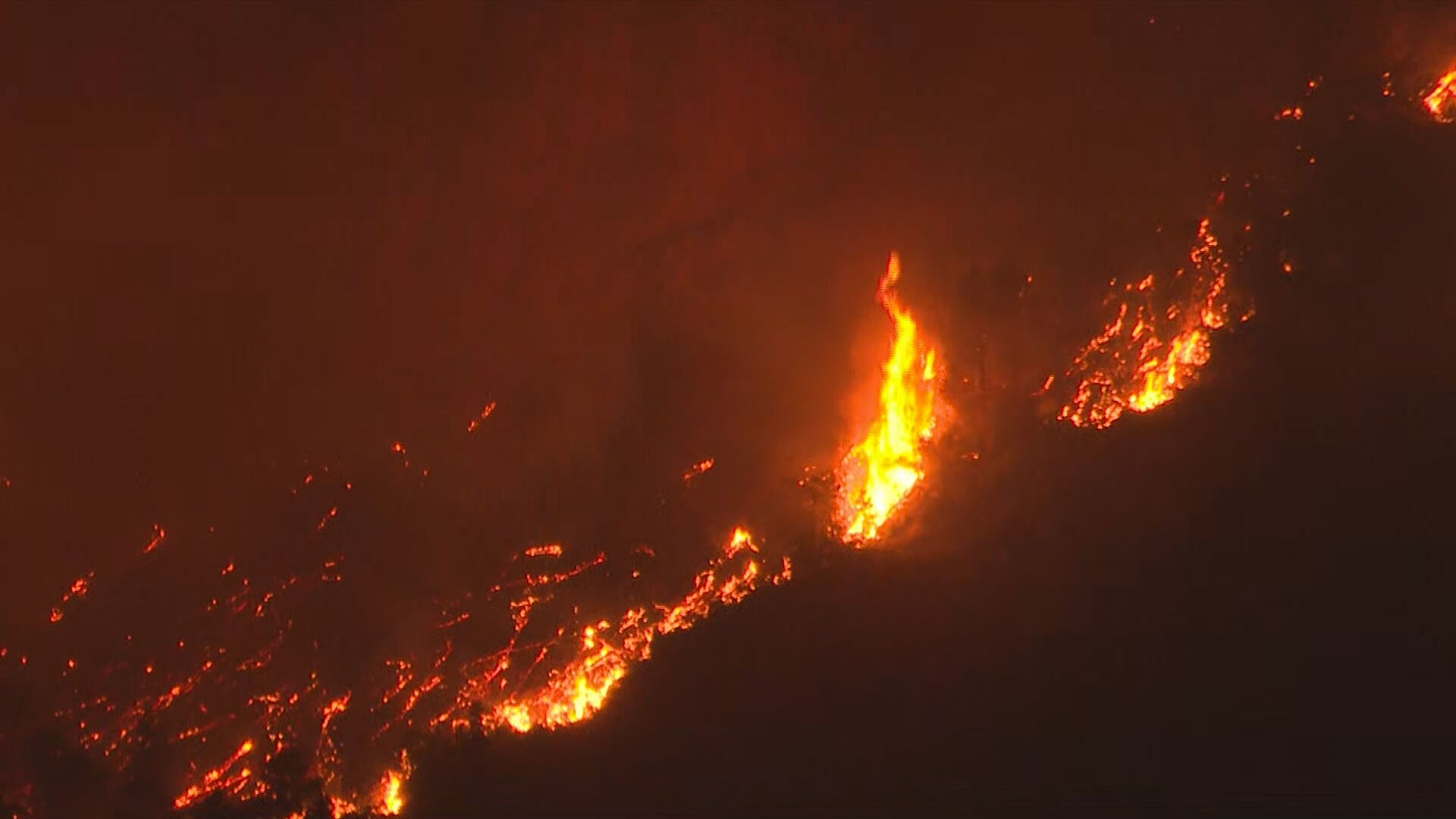 Δερβενοχώρια: Καίγονται δασικές εκτάσεις σε δύσβατη περιοχή – Οι φλόγες πλησιάζουν σε οικισμούς