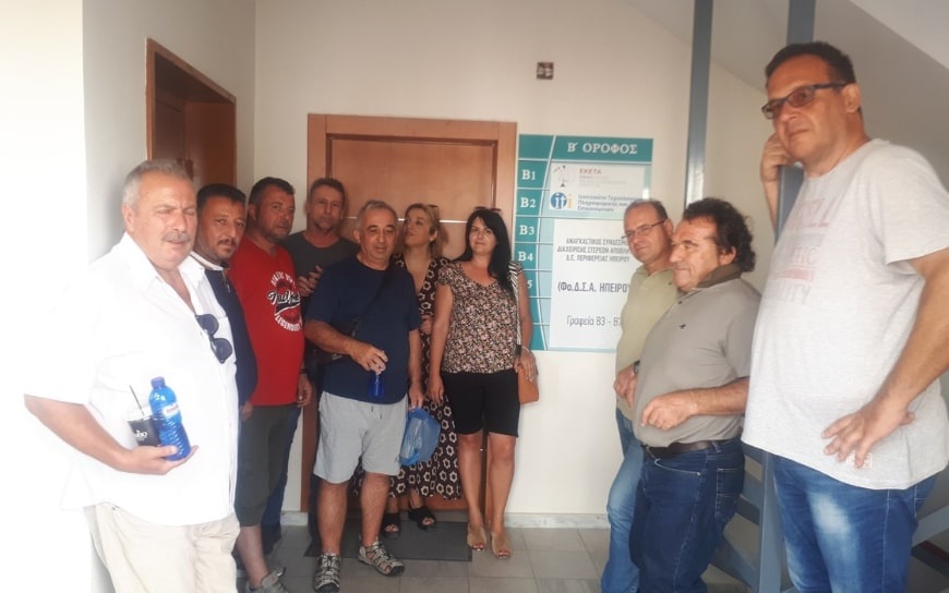 Ιωάννινα: Συμβολική κατάληψη των γραφείων του ΦΟΔΣΑ Ηπείρου
