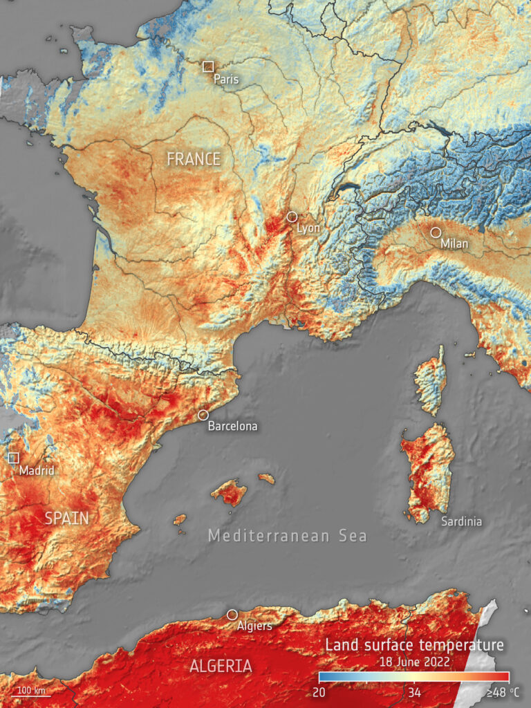 Τι προκαλεί τον καύσωνα στη νότια Ευρώπη