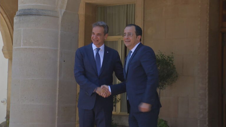 Live η κοινή συνέντευξη τύπου Κ. Μητσοτάκη-Ν. Χριστοδουλίδη