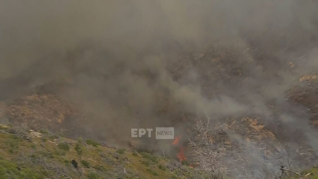 Μαίνεται η φωτιά στην Οινόη, μήνυμα από το 112 για την πυρκαγιά στα Δερβενοχώρια – Επιχειρούν τα εναέρια μέσα στο Λουτράκι