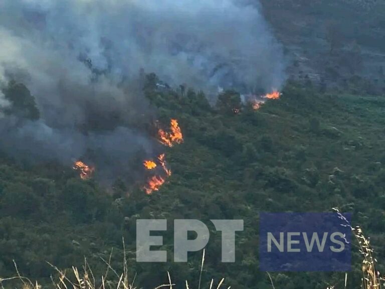 Φωτιά στην Κέρκυρα: Εκκενώνεται ο οικισμός Ημερολιά- Στάλθηκε μήνυμα από το 112