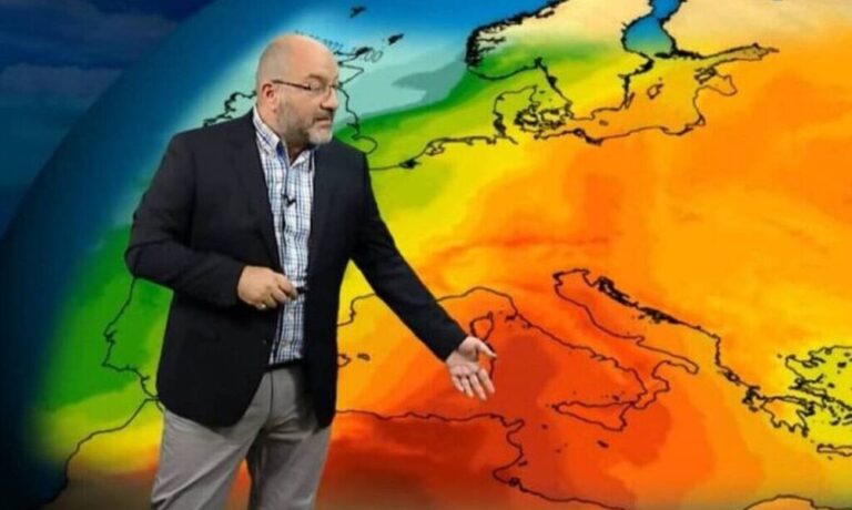 Ανάρτηση Σ. Αρναούτογλου για τον καιρό έως τις 9 Αυγούστου – Πού θα φτάσει η θερμοκρασία