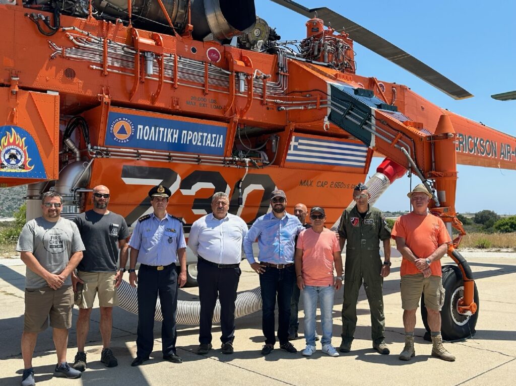 Ενημέρωση στην 115 Π.Μ. για τα διαθέσιμα εναέρια μέσα για την φετινή αντιπυρική περίοδο