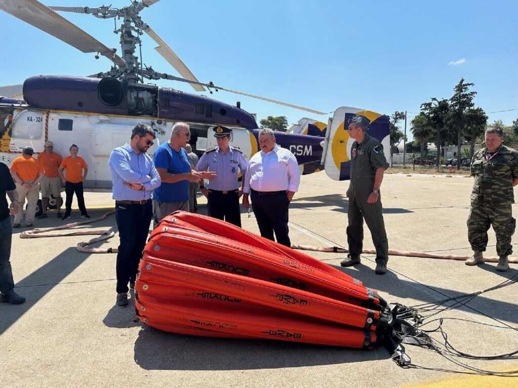 Ενημέρωση στην 115 Π.Μ. για τα διαθέσιμα εναέρια μέσα για την φετινή αντιπυρική περίοδο